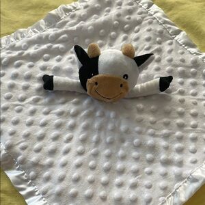 Adorable Cow Security Lovey Blanket for Kids